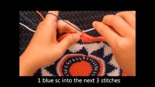 How to Crochet a WayuuStyle Base  Part 4 [upl. by Devon995]