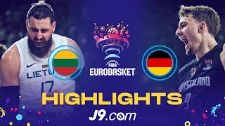 Lithuania 🇱🇹  Germany 🇩🇪  Game Highlights  FIBA EuroBasket 2022 [upl. by Burget]