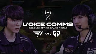 Voice Comms  2023 LCK Spring Grand Finals [upl. by Eshman]