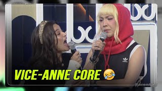 Ang daldal talaga Bardagulan resumes as Anne Curtis Vice Ganda reunite on Showtime [upl. by Salta]