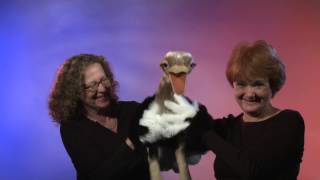 Folkmanis® Ostrich Puppet Demo  Retired [upl. by Murat]