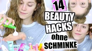 14 BEAUTY TIPPS ohne SCHMINKE für SCHÜLER amp ANFÄNGER ♡ BarbaraSofie [upl. by Fayette]