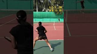 The reach and the placement 😲 tennis dctennisclub [upl. by Behre]