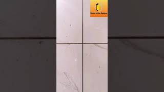 Installing big ceramic floor tile technique epoxy groutshorts [upl. by Darcy]