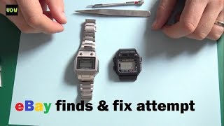 LCD Watch Fix attempt  Ep 43  VintageDigitalWatches [upl. by Wrightson]