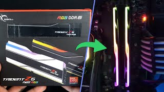 Quick Review  GSKILL Trident Z5 Neo RGB DDR5 64GB RAM [upl. by Nyrek192]