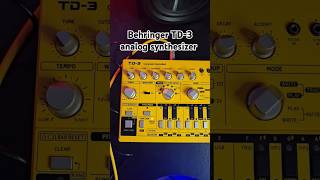 Behringer TD3 analog synthesizer shorts synthesizer [upl. by Lyndy]