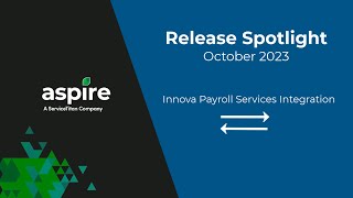 Aspire release spotlight 2023 October release [upl. by Aihcsrop]