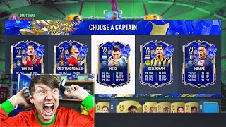 I GOT A FULL TOTY FUT DRAFT IN FIFA 23 [upl. by Anaiviv]