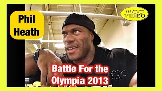 Phil Heath  LEGS  Battle For The Olympia 2013 [upl. by Oitaroh954]