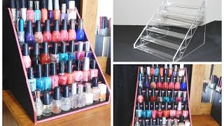 Organizador para Esmaltes Facil Rapido y Barato con medidas [upl. by Ecirtaeb124]