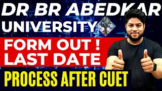 Dr Br Ambedkar University Admission 2023🔥Registration form IMPORTANT Dates🔥 [upl. by Virgin]