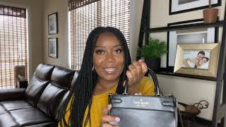 Kate Spade Staci Small Satchel amp Cameron Convertible Crossbody Review  Tabitha Marie [upl. by Nirac211]