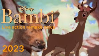 Is Bambi Live Action 2023 Happening  Disney Bambi Live Action Remake News [upl. by Proulx]