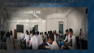 TENSILE STRENGTH TESTING LAB [upl. by Vinna]