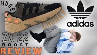 Best quotDadquot Shoes ADIDAS ZX 22 Boost REVIEW “Chunky Heavy Comfortable” [upl. by Gleda]