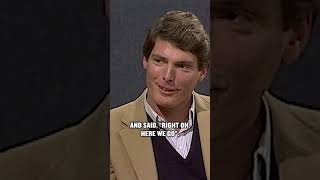 Christopher Reeve On The Backlash From Kissing Michael Caine ChristopherReeve Interview TalkShow [upl. by Sumahs147]