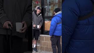 Homeless Veteran Gets A HUGE Surprise 🫡 [upl. by Eiffe]