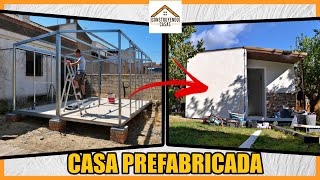 🔶Como Hacer una CASA PREFABRICADA DESDE 0🔶 Paso a Paso [upl. by Oelgnaed]