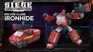 Transformer Siege DELUXE CLASS IRONHIDE Review [upl. by Alban]