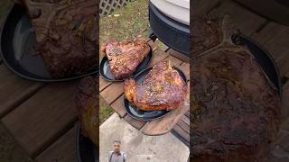 Grilled Tuscan Steak Recipe l Over The Fire Cooking By Derek Wolf l shorts food grilled cooking [upl. by Ahl]