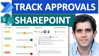 SharePoint Approval Timeline  Power Automate Approvals  Column Formatting  Approval History [upl. by Anomahs]