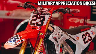 Check Out The San Diego Supercross Pits [upl. by Aicelav]