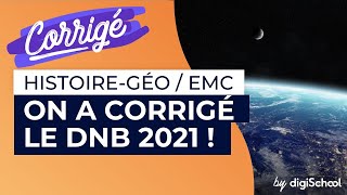 Brevet d’histoiregéo 2021  le sujet corrigé [upl. by Senskell]