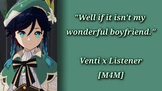 Venti falls asleep on your shoulder at Windrise M4M Venti x Listener [upl. by Eanod]