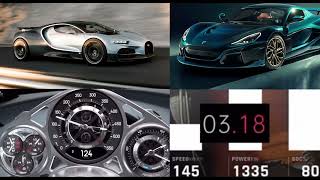 Bugatti Tourbillon vs Rimac Nevera 0300kmh [upl. by Arreic320]