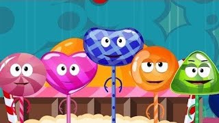 Five Little Lollipops Jumping On The Bed  Numbers Song  Kids Songs amp Nursery Rhymes [upl. by Alida]