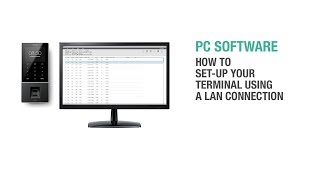 PC Software  Setting up your terminal with a LAN connection [upl. by Oel]