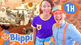 Blippi and Meekah Race to Space  Blippi amp Meekah Challenges and Games for Kids [upl. by Cressi]