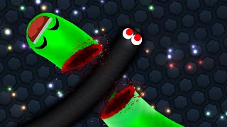 Slitherio Hacker Joins The Game  Epic Slitherio Gameplay [upl. by Amyas]