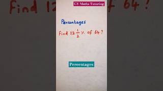 Easy percentage problem shorts percentage maths aptitude mathstricks algebra mathematicsexam [upl. by Brunelle]