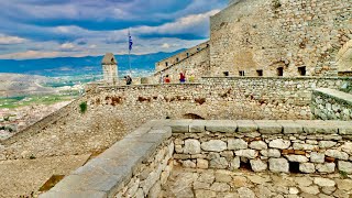 A Look At The Fortress of Palamidi Nafplio Greece [upl. by Hurty]