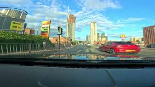 Manchester  A Drive Through the City 4K [upl. by Bendick412]