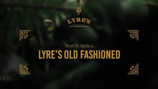 Lyres NonAlcoholic Old Fashioned Cocktail Recipe  How To [upl. by Gnauq787]