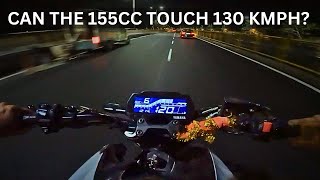 Yamaha MT 15 top speed 2024 test Run  mt 15 exhaust sound 🔥 [upl. by Yrennalf]