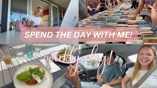 VLOG  typical saturday in my life as a uni student🤍 grwm bookfest study chat [upl. by Ier250]