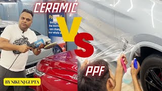 Ceramic Vs PPF Coating  Which is better Process amp types of PPF with cost difference ppf ceramic [upl. by Marciano330]