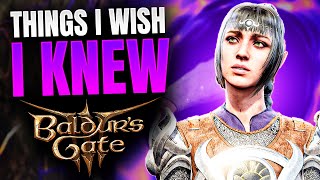 Baldurs Gate 3  10 Things I Wish I Knew Sooner Tips and Tricks 2023 [upl. by Dodge]