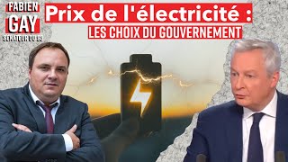 ⚡ Prix de lélectricité  les choix du gouvernement ⚡ [upl. by Anahsirk]