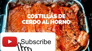 Como Hacer Costillas de Cerdo al Horno deliciosasquot👨‍🍳  comida peruana 🇵🇪 [upl. by Sara-Ann]