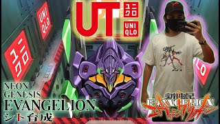 UNIQLO UT X EVANGELION FIT TRYONS [upl. by Ellenehc634]