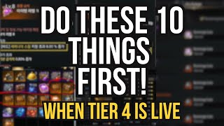 The First 10 Things You Should Do In Tier 4 Lost Ark [upl. by Jaella]