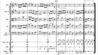 America from West Side Story L Bernstein for easy string orchestra [upl. by Nwotna590]