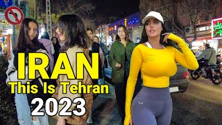 This Is Tehran  IRAN 2023 Night Walk Vlog ایران [upl. by Nahtanohj456]