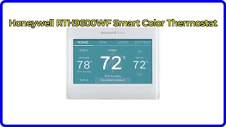 Review Honeywell RTH9600WF Smart Color Thermostat ESSENTIAL details [upl. by Ellecrag929]