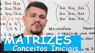 🔴MATRIZES Conceitos Iniciais [upl. by Mayfield]